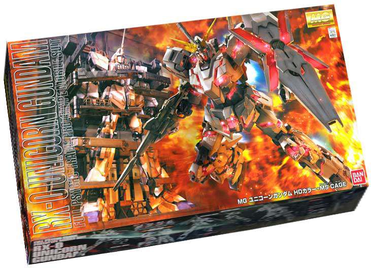 MG Gundam Einhorn Bildschirmbild Sp 1/100