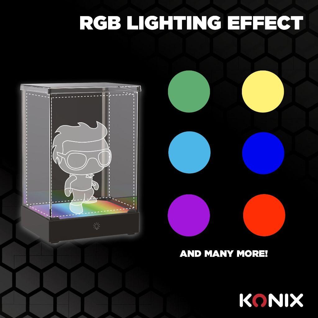 LED DISPLAY BOX - Acrylic Lighting Display Case For Funko POP and Gunpla