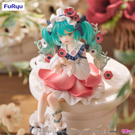 HATSUNE MIKU - Flower Fairy Anemone - Statue Noodle Stopper 14cm