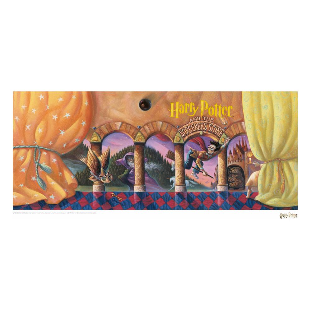 Harry Potter Art Print Philosopher's Stone Book Cover Artwork Limited Edition 42 x 30 cm