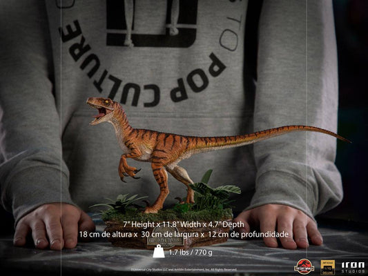 Jurassic World The Lost World Deluxe Art Scale Statue 1/10 Velociraptor 18 cm