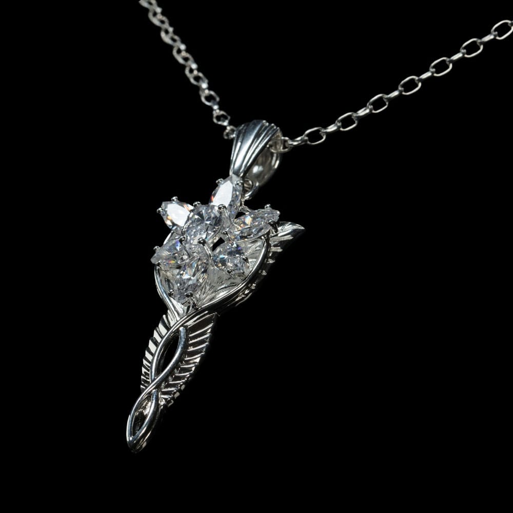 Herr der Ringe Replik 1/1 Anhänger & Kette Abendstern (Sterlingsilber)