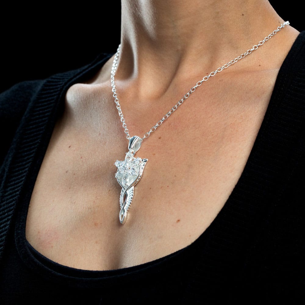 Herr der Ringe Replik 1/1 Anhänger & Kette Abendstern (Sterlingsilber)