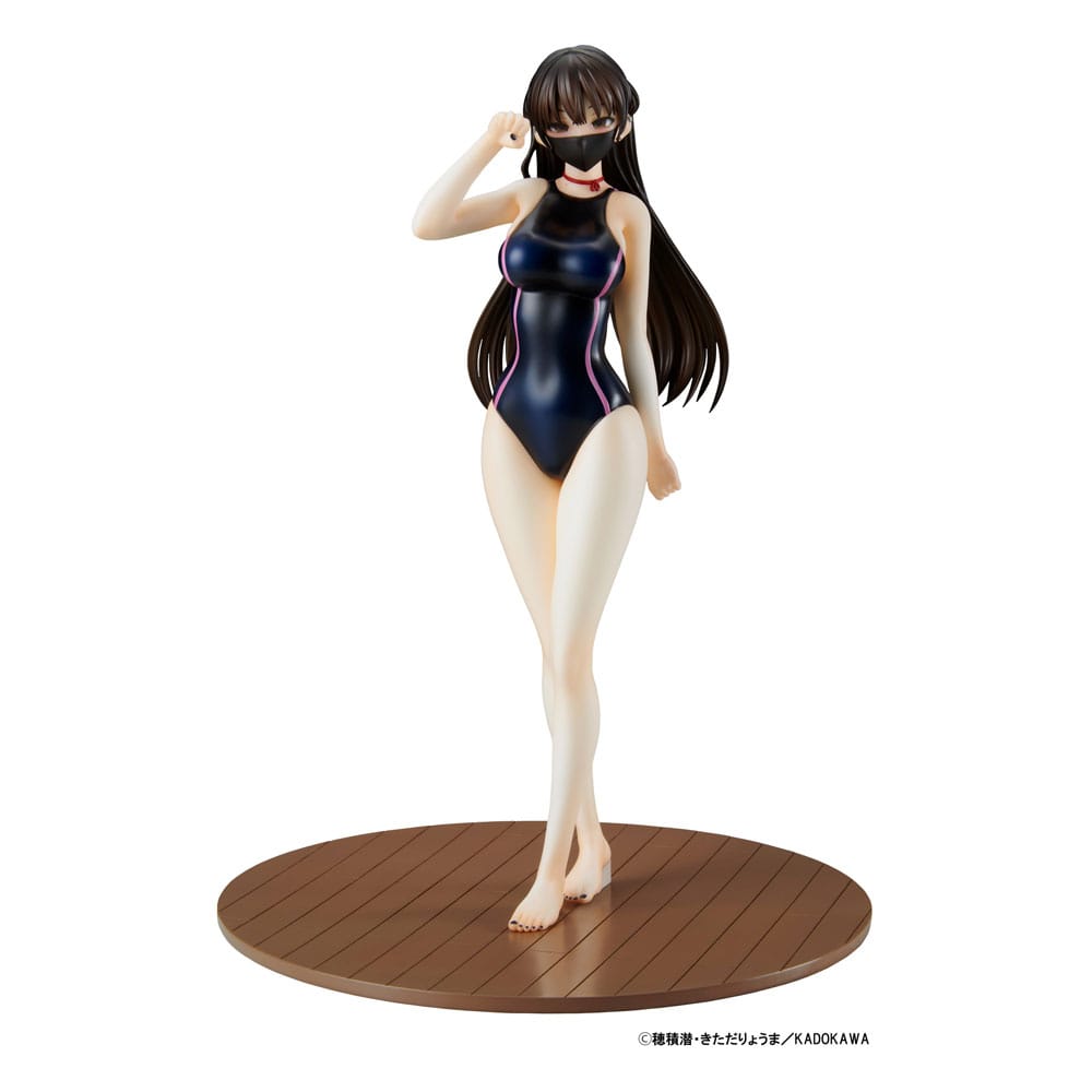 Mishiranu Joshikousei ni Kankinsareta Mangaka no Hanashi PVC Statue 1/6 Konata Competitive Swimsuit & Cat Lingerie Costume Set 26cm