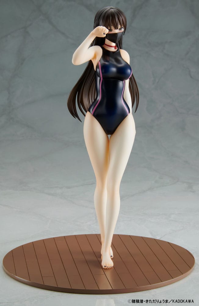 Mishiranu Joshikousei ni Kankinsareta Mangaka no Hanashi PVC Statue 1/6 Konata Competitive Swimsuit & Cat Lingerie Costume Set 26cm