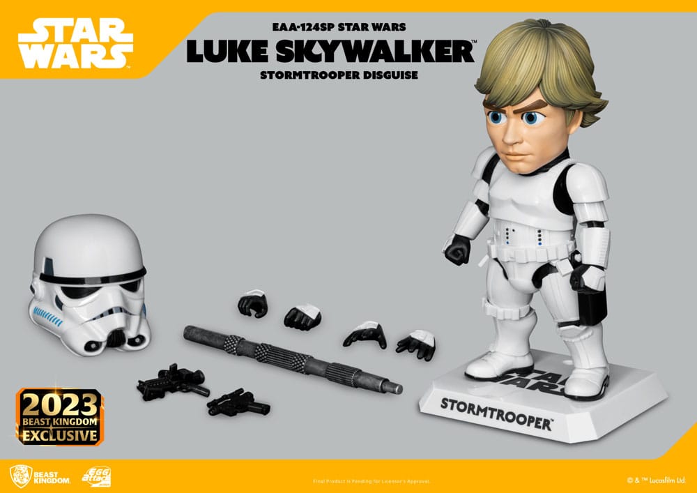 Star Wars Egg Attack Statue Luke Skywalker (Stormtrooper Disguise) 17 cm