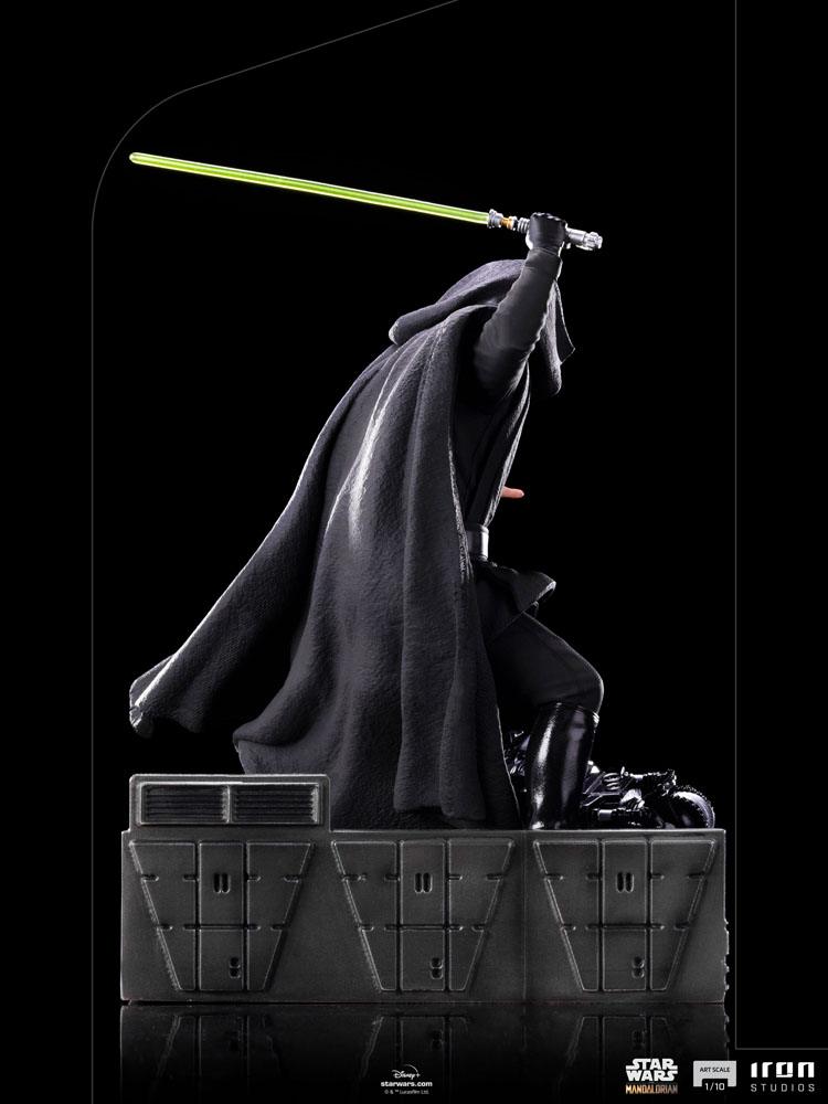 Star Wars The Mandalorian BDS Art Scale Statue 1/10 Luke Skywalker Combat Version 24 cm