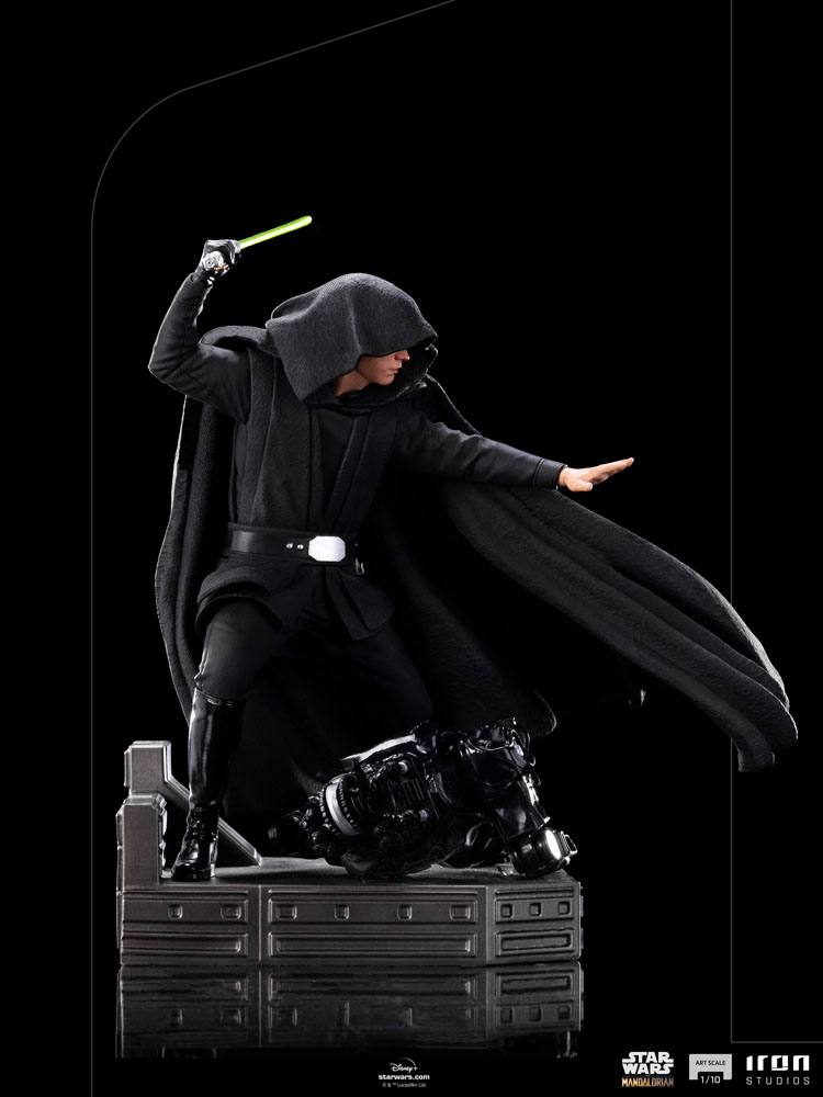 Star Wars The Mandalorian BDS Art Scale Statue 1/10 Luke Skywalker Combat Version 24 cm