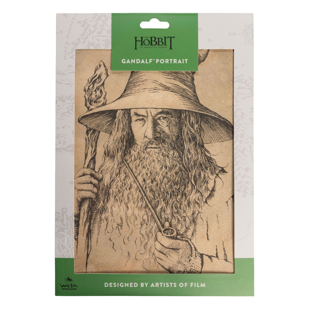 The Hobbit Art Print Portrait of Gandalf the Gray 21 x 28 cm
