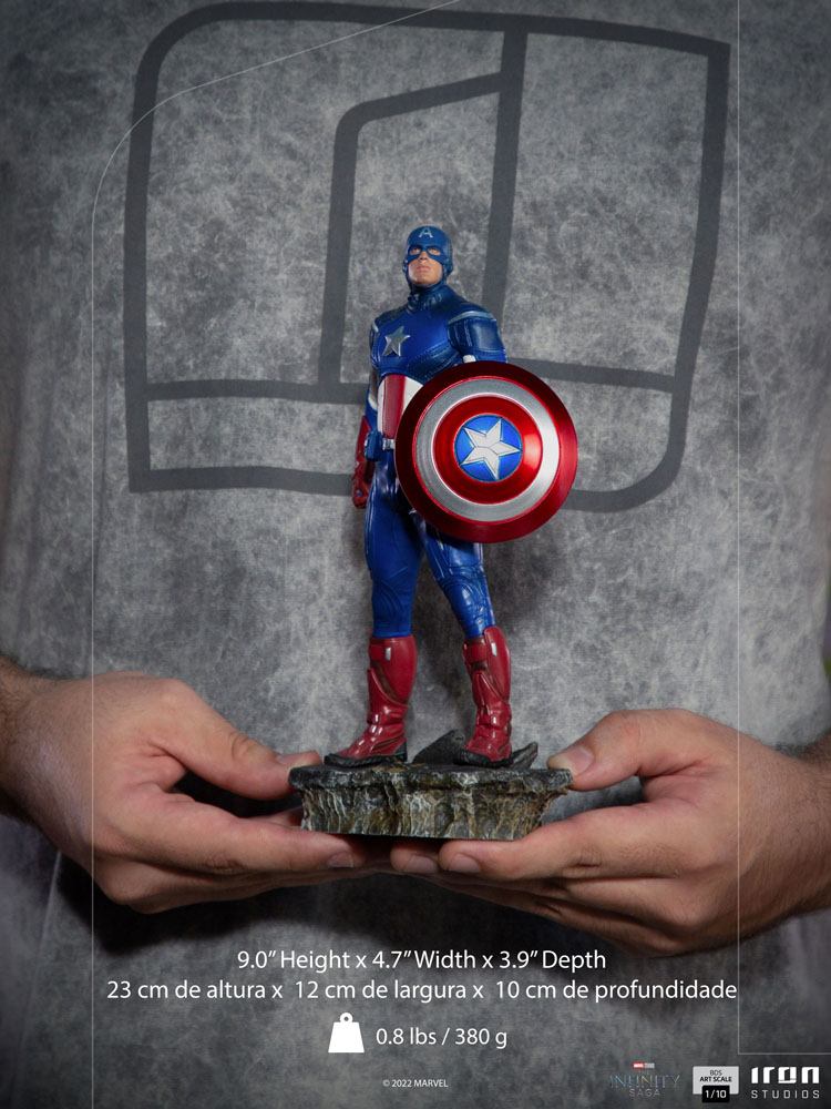 The Infinity Saga BDS Art Scale Statue 1 10 Captain America Battle of NY 23 cm (AUF ANFRAGE)