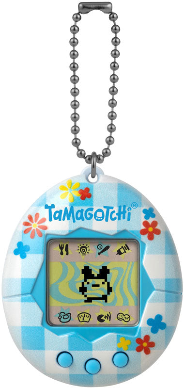 Original Tamagotchi-Blumen-Gingham