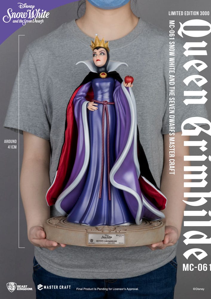 Disney Schneewittchen und die sieben Zwerge Master Craft Statue Königin Grimhilde 41 cm