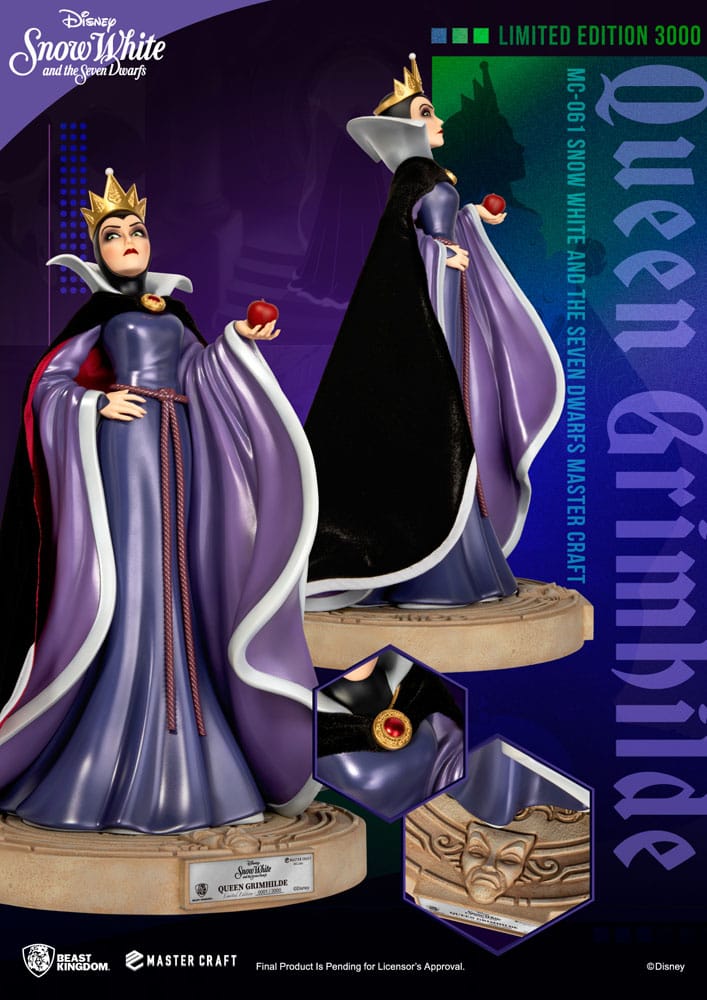 Disney Schneewittchen und die sieben Zwerge Master Craft Statue Königin Grimhilde 41 cm