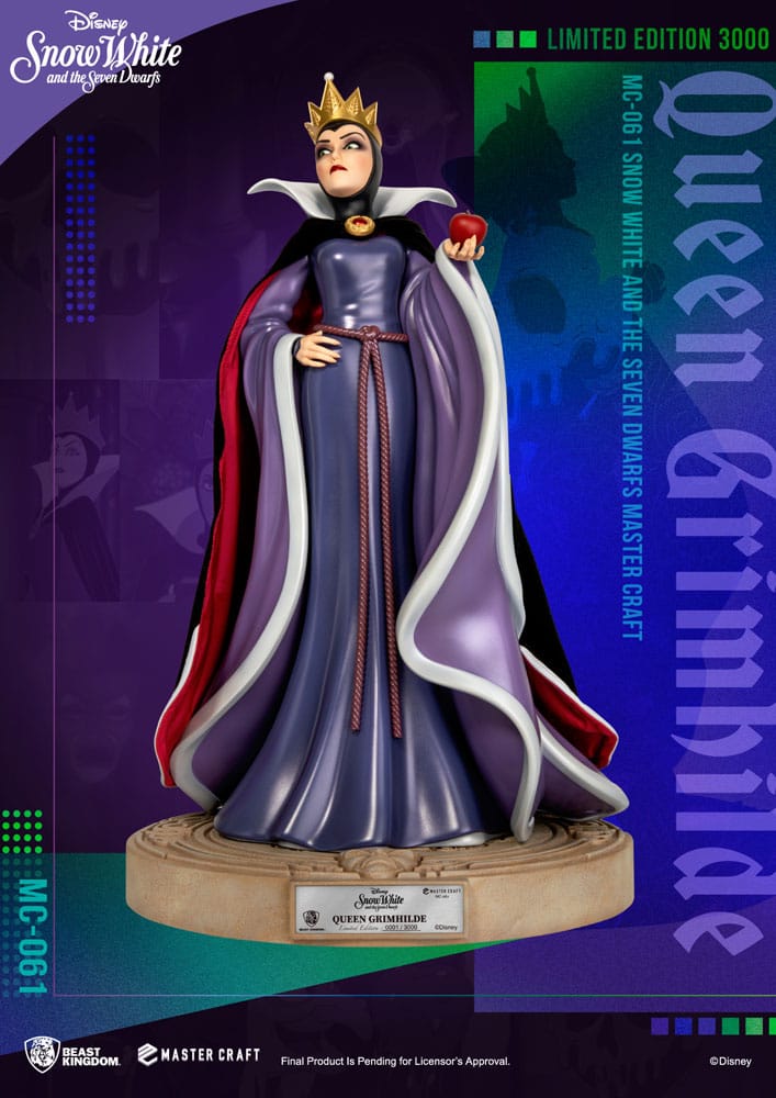 Disney Schneewittchen und die sieben Zwerge Master Craft Statue Königin Grimhilde 41 cm