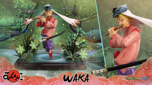 Okami-Statue Waka 42 cm
