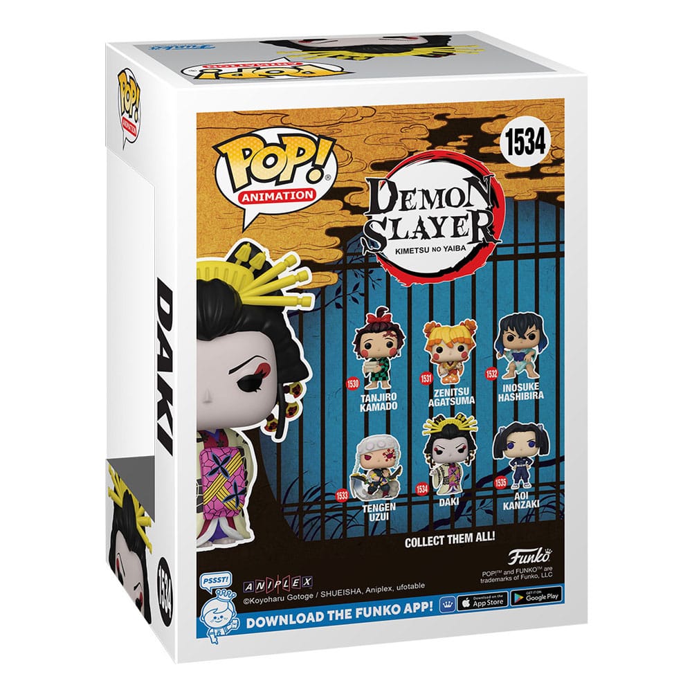 Dämonentöter: Kimetsu no Yaiba POP! Animationsfigur Daki 9 cm