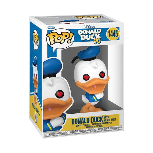 Disney DD 90. Jubiläum POP! Disney Vinylfigur Donald Duck (Herzaugen) 9 cm
