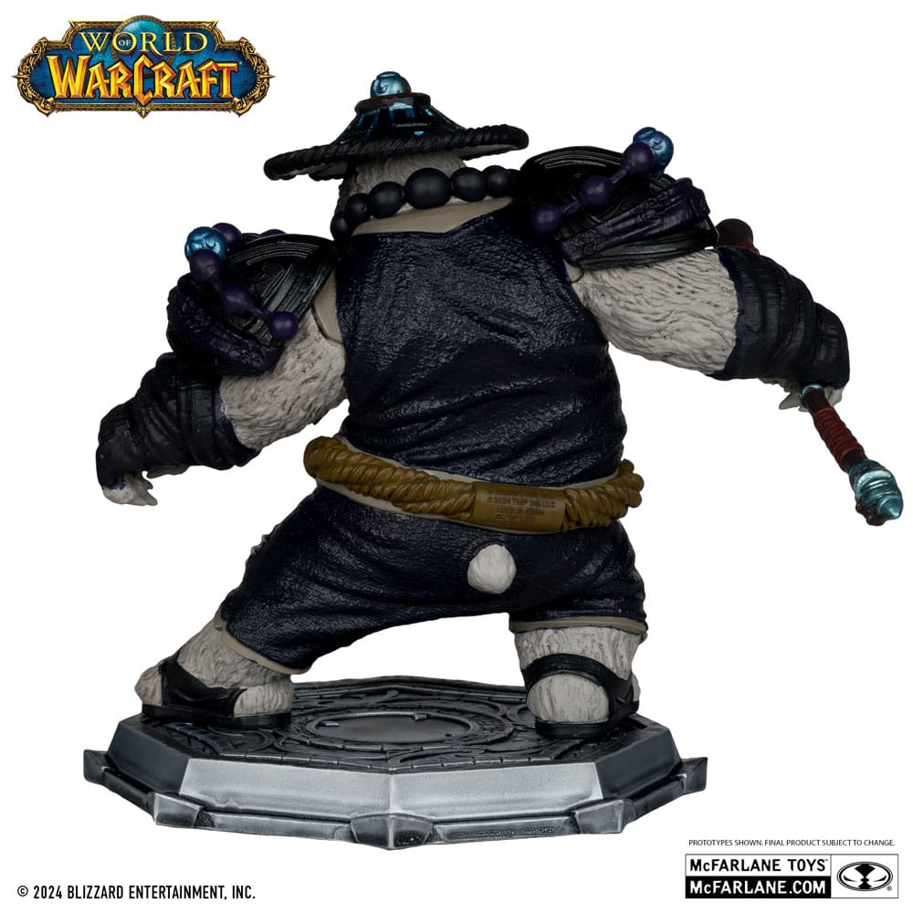 World of Warcraft PVC-Statue 2er-Pack 1/12 Dwarf Hunter: Beast Master & Pandaren: Monk (Gold Label) 15 cm