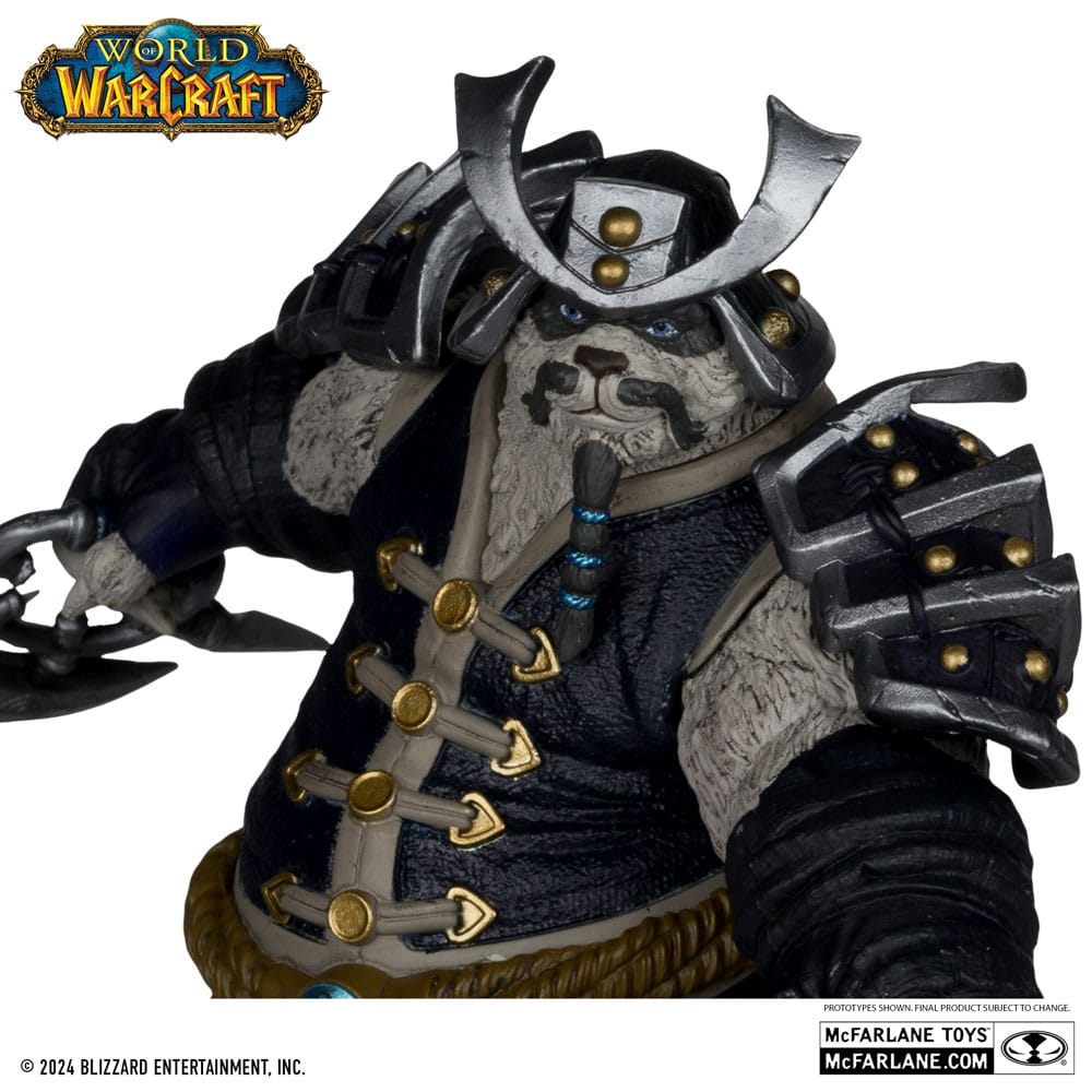 World of Warcraft PVC-Statue 2er-Pack 1/12 Dwarf Hunter: Beast Master & Pandaren: Monk (Gold Label) 15 cm