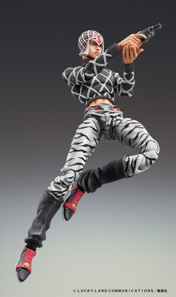 JoJo's Bizarre Adventure Part5 Super Action Actionfigur Chozokado (Guido Mista & SP Ver. Black) 15 cm