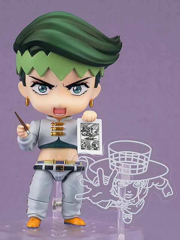 JoJo's Bizarre Adventure Diamond ist eine unzerbrechliche Nendoroid-Actionfigur Rohan Kishibe (Neuauflage), 10 cm
