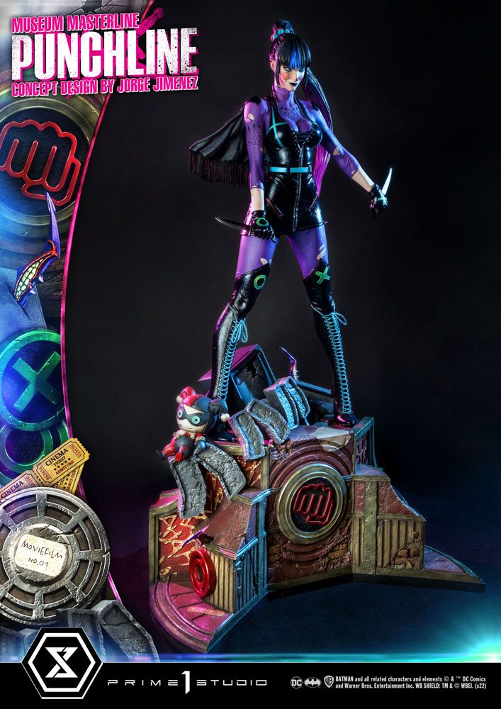 DC Comics Statue 1/3 Punchline Concept Design von Jorge Jimenez 85 cm