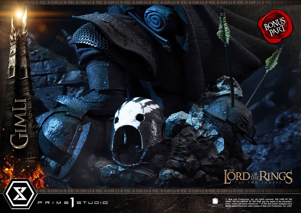 Lord of the Rings: The Two Towers Statue 1/4 Gimli Bonus Version 56 cm