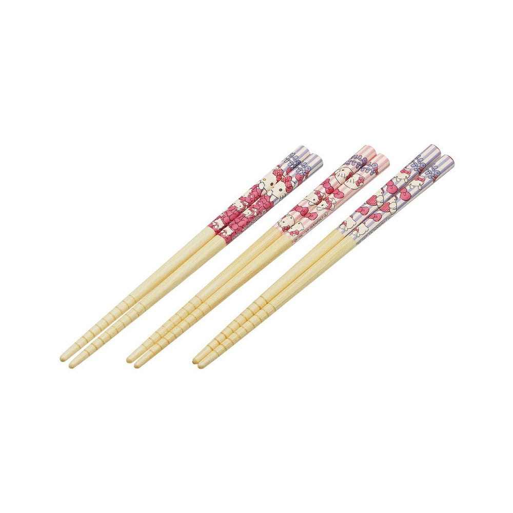 Hello Kitty Bambus-Essstäbchen-Set Hello Kitty