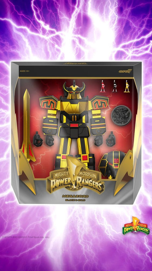 Power Rangers Ultimates Actionfigur Megazord (Schwarz/Gold) 18 cm