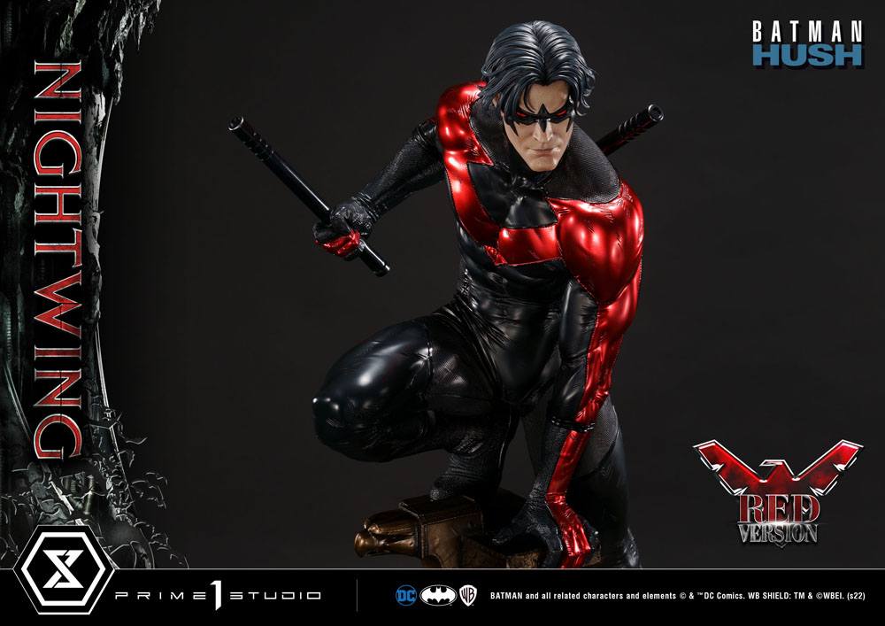 Batman Hush Statue Nightwing Rote Version 87 cm