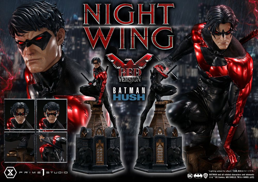 Batman Hush Statue Nightwing Rote Version 87 cm
