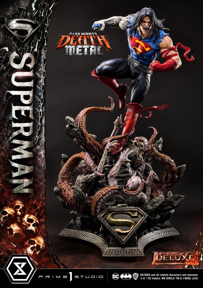 Dark Nights: Death Metal Statue 1/3 Death Metal Superman Deluxe Ver. 94cm