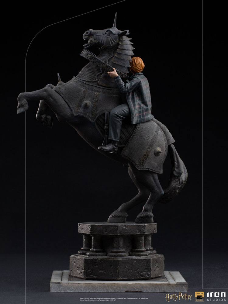 Harry Potter Deluxe Art Scale Statue 1/10 Ron Weasley beim Wizard Chess 35 cm