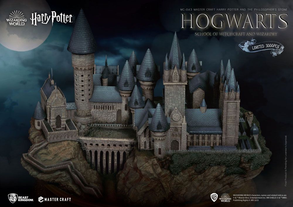 Harry Potter und der Stein der Weisen Meister-Statue Hogwarts-Schule für Hexerei und Zauberei 32 cm