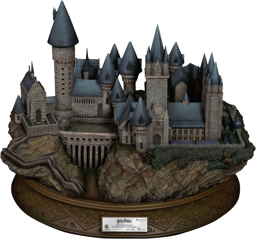 Harry Potter und der Stein der Weisen Meister-Statue Hogwarts-Schule für Hexerei und Zauberei 32 cm