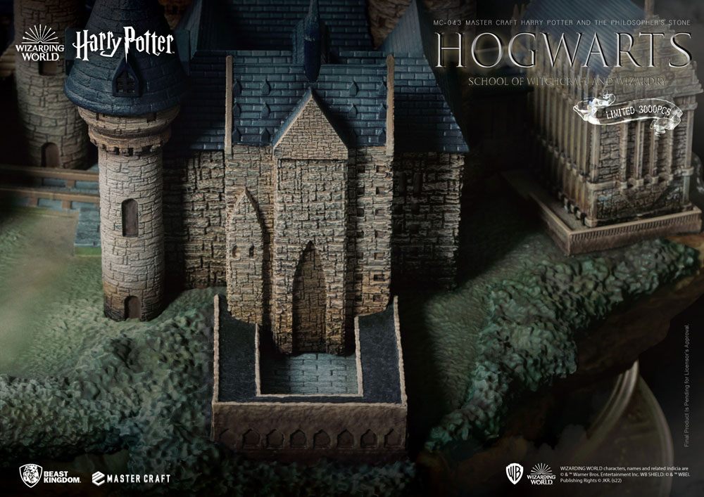 Harry Potter und der Stein der Weisen Meister-Statue Hogwarts-Schule für Hexerei und Zauberei 32 cm