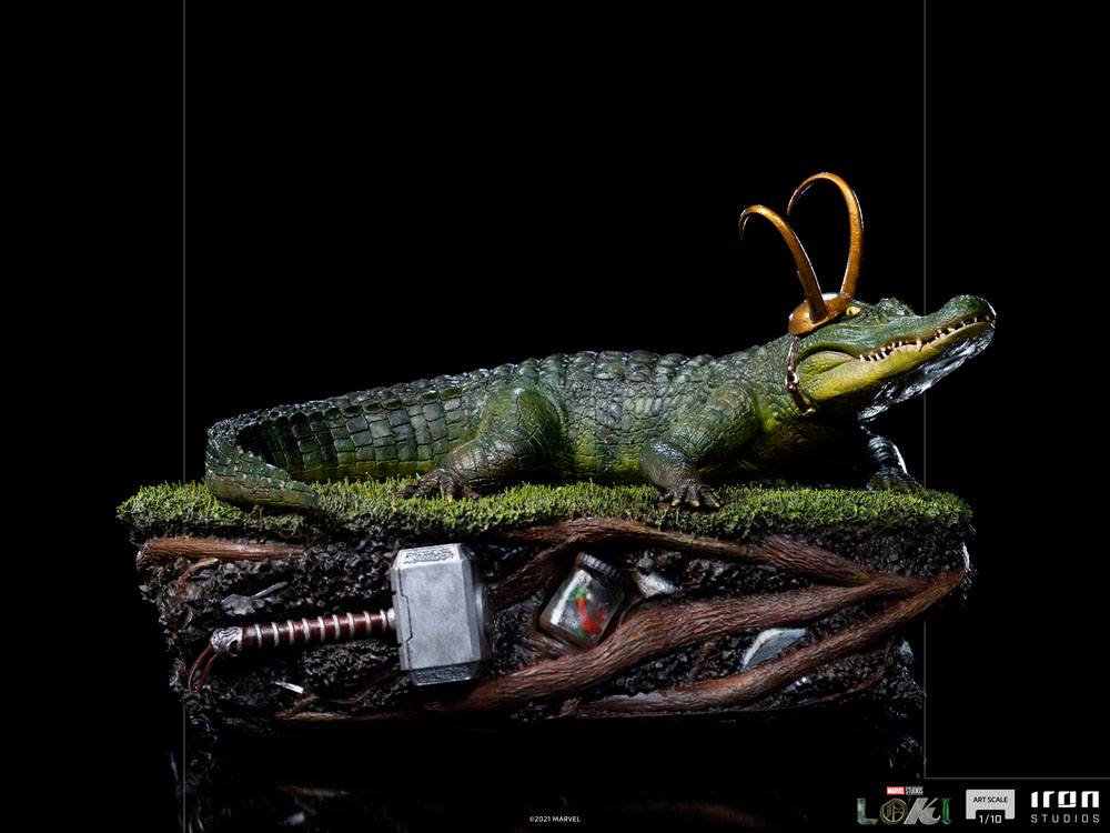 Loki Art Scale Statue 1/10 Alligator 15 cm