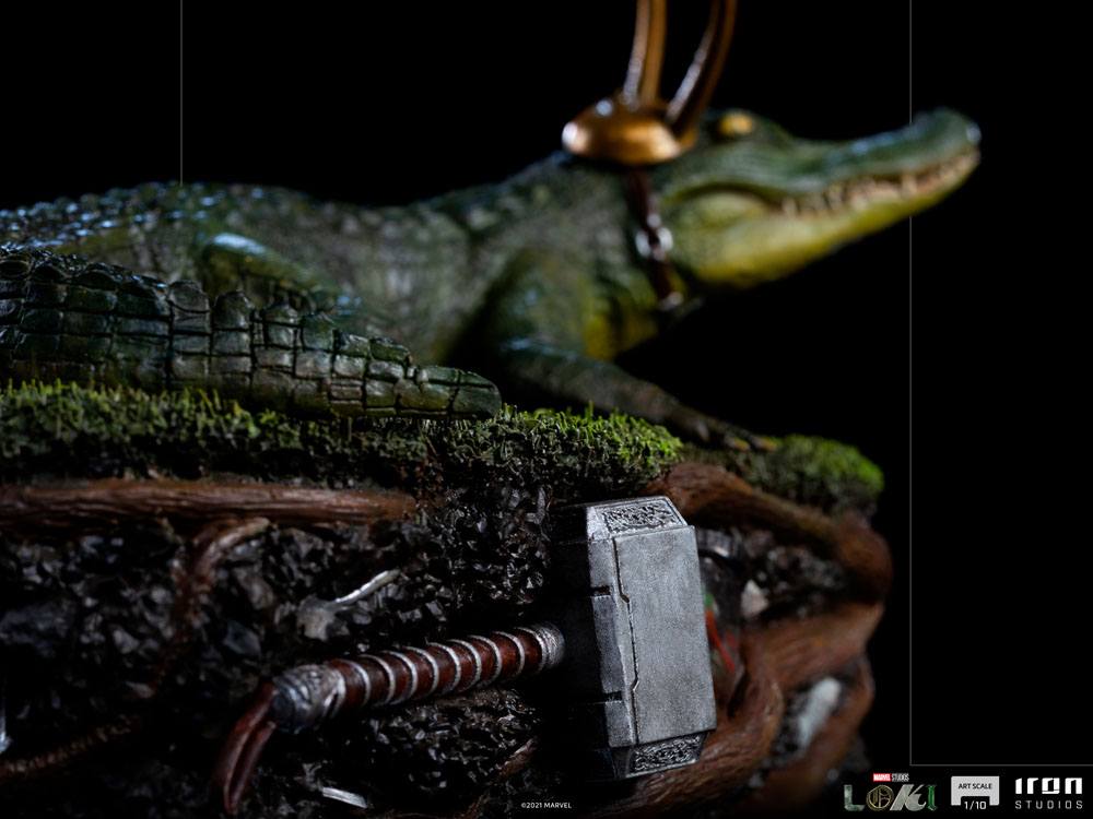 Loki Art Scale Statue 1/10 Alligator 15 cm