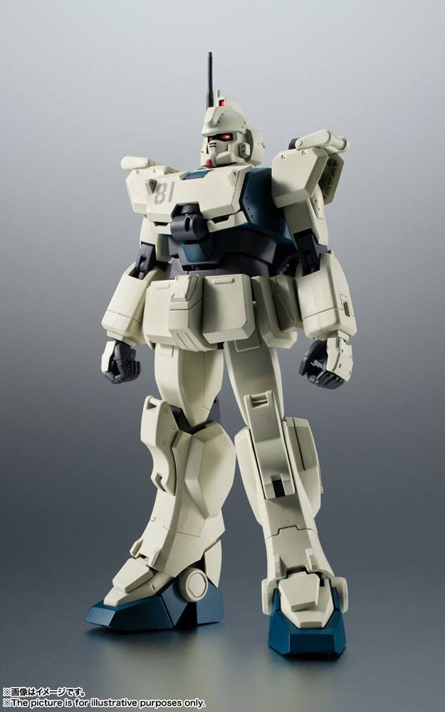 Mobile Suit Gundam Robot Spirits Den 08. MS Team Action Figur RX-79(G)Ez-8 GUNDAM Ez-8 ver. A.N.I.M.E. 12 cm