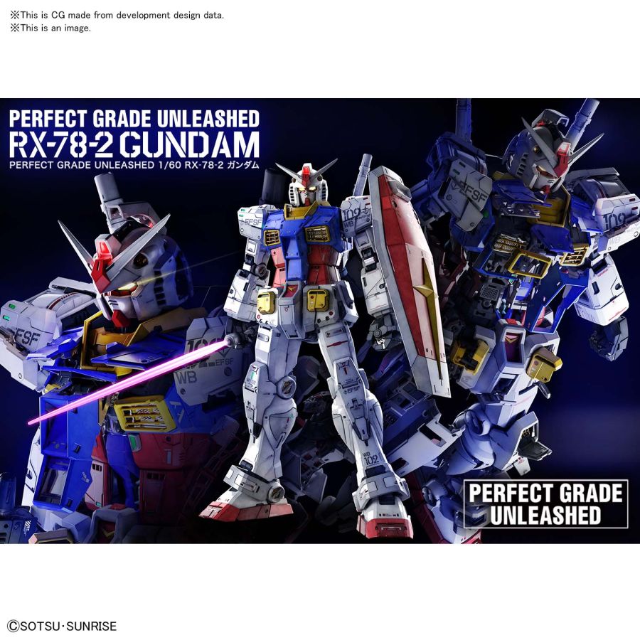 PG Gundam Rx-78-2 Unleashed 1/60