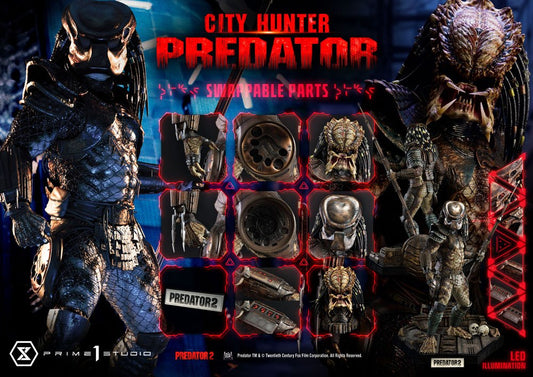 Predator 2 Museum Masterline Statue 1/3 City Hunter Predator 105 cm (AUF ANFRAGE)