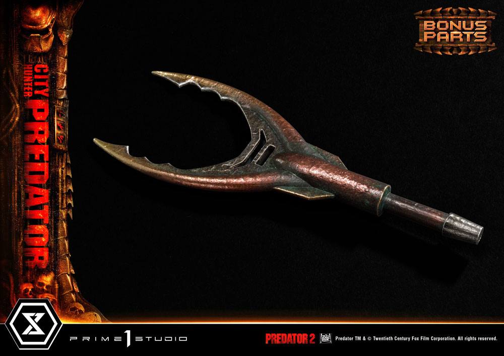 Predator 2 Museum Masterline Statue 1/3 City Hunter Predator Deluxe Bonus Version 105 cm