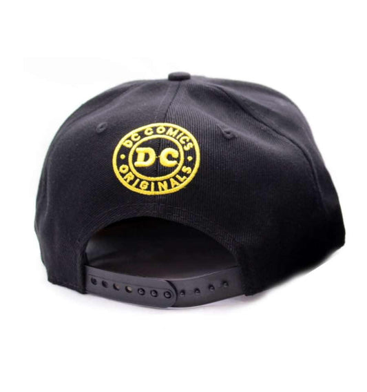 BATMAN DC COMICS CAP BLACK LOGO backside DC originals - SuperMerch.dk