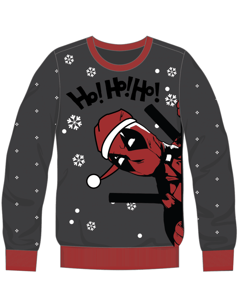 DEADPOOL JULE UNISEX SWEATSHIRT - SuperMerch.dk