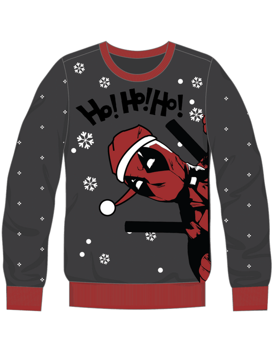 DEADPOOL JULE UNISEX SWEATSHIRT - SuperMerch.dk