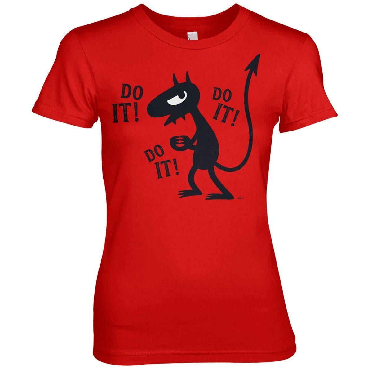 LUCI KVINDE T-SHIRT DO IT! DO IT! - SuperMerch.dk