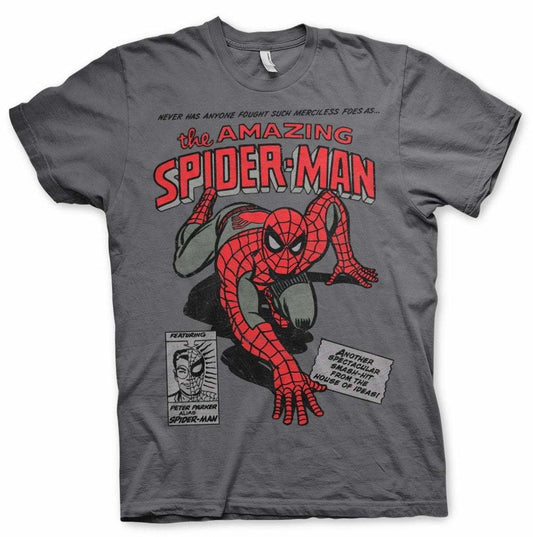 MARVEL SPIDER-MAN COMIC BOOK UNISEX T-SHIRT - SuperMerch.dk