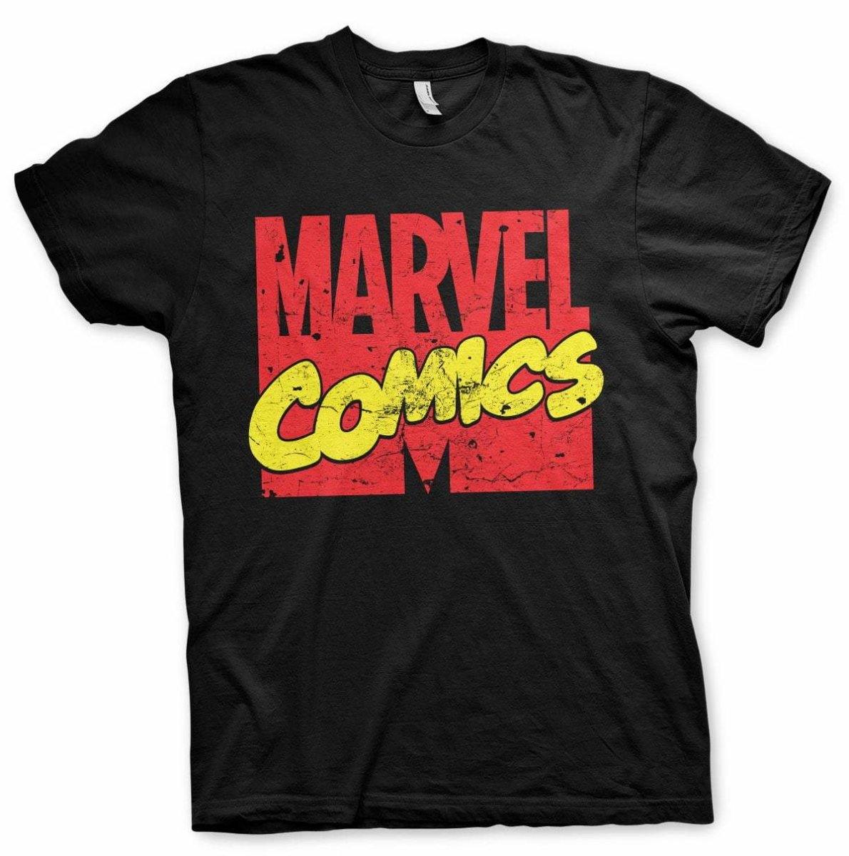 MARVEL VINTAGE LOGO UNISEX T-SHIRT - SuperMerch.dk