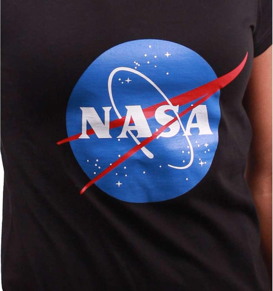 NASA KVINDE T-SHIRT - NASA LOGO - SuperMerch.dk