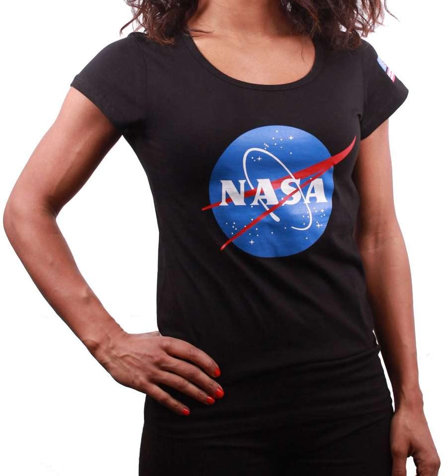 NASA KVINDE T-SHIRT - NASA LOGO - SuperMerch.dk